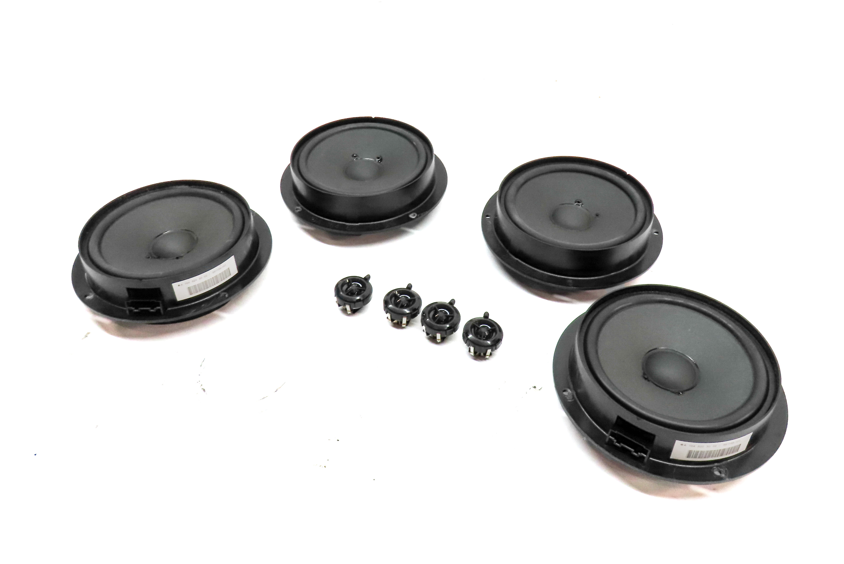 2012 MERCEDES GL350 (X164) STEREO AUDIO SOUND SYSTEM SPEAKER TWEETER SET/8 — exact item pictured